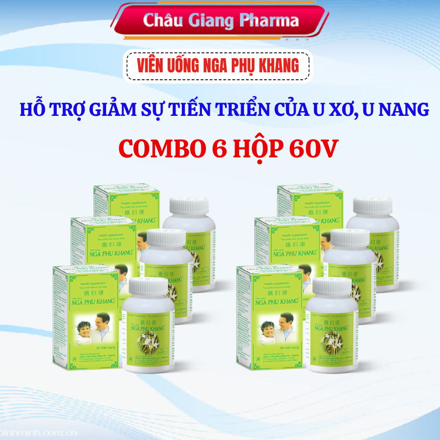  Combo 6 lọ Nga Phụ Khang 60v 